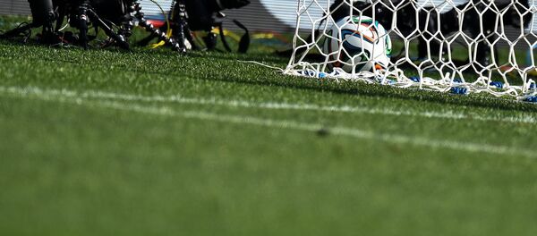 Мяч в воротах Мяч в воротах - Sputnik Беларусь