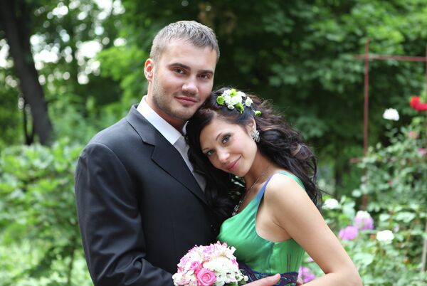 Церемония бракосочетания сына лидера Партии регионов Виктора Януковича-младшего и Ольги Корочанской - Sputnik Беларусь