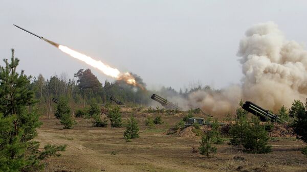 Командно-штабные учения белорусских артиллеристов - Sputnik Беларусь