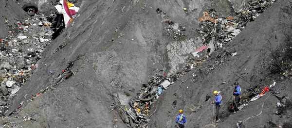 Место крушения воздушного судна авиакомпании Germanwings - Sputnik Беларусь