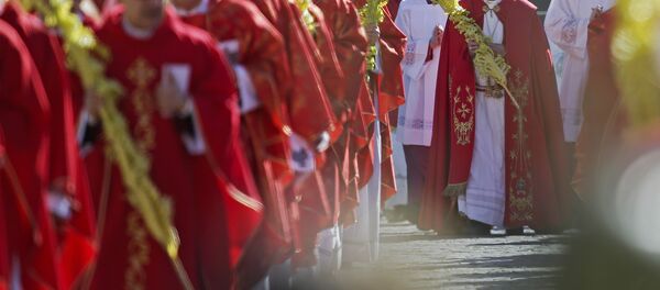 Вербное воскресенье на площади Святого Петра - Sputnik Беларусь