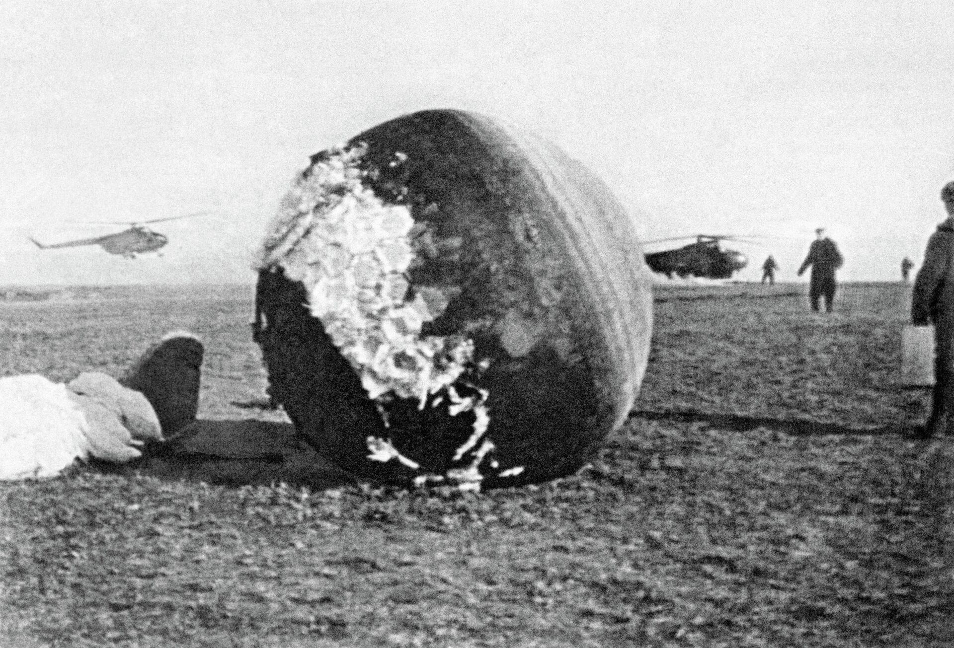 Приземление корабля Восток- 1 с Юрием Гагариным на борту. - Sputnik Беларусь, 1920, 05.03.2024