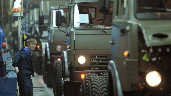 Автомобильный завод ОАО КАМАЗ - Sputnik Беларусь
