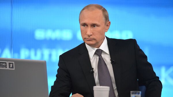 Прямая линия с президентом России Владимиром Путиным - Sputnik Беларусь