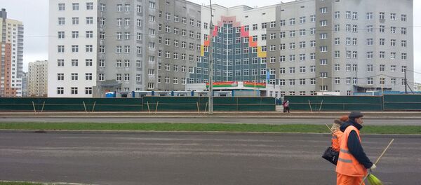 Строительство детской поликлиники в одном из спальных районов Минска Каменной Горке – 2 - Sputnik Беларусь