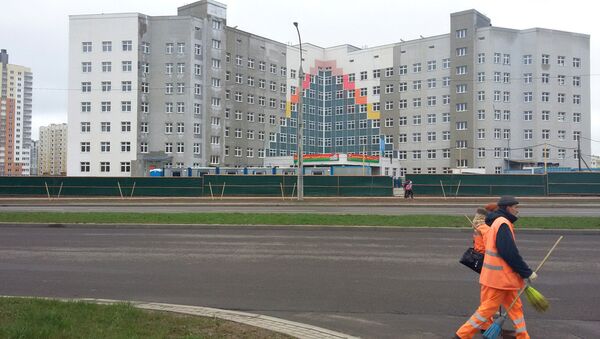 Строительство детской поликлиники в одном из спальных районов Минска Каменной Горке – 2 - Sputnik Беларусь