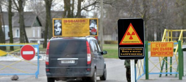 Кантрольна-прапускны пункт у зону адчужэння - Sputnik Беларусь