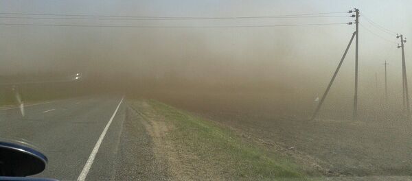 Песчаная буря в Минской области, архивное фото - Sputnik Беларусь