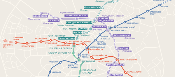 Назвы для новых станцый метро Назвы для новых станцый метро - Sputnik Беларусь