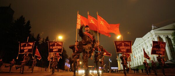 Репетиция парада Победы в центре Минска - Sputnik Беларусь