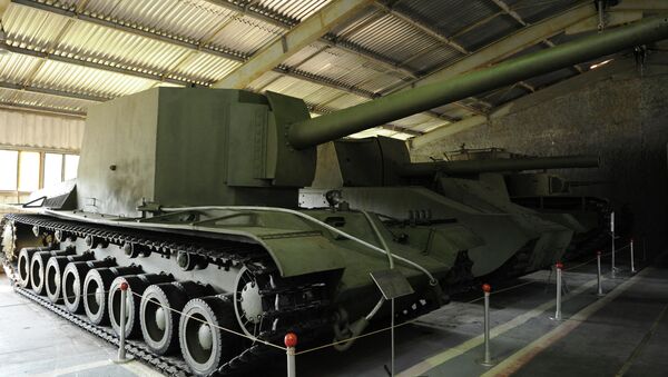 Самоходная артиллерийская установка СУ-100 - Sputnik Беларусь