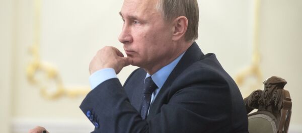 Президент России Владимир Путин Президент России Владимир Путин - Sputnik Беларусь