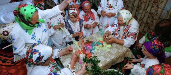 У вёсцы Пагост на Гомельшчыне рыхтуюцца да Юр'я - Sputnik Беларусь