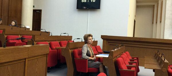 Министр труда и социальной защиты Беларуси Марианна Щеткина - Sputnik Беларусь