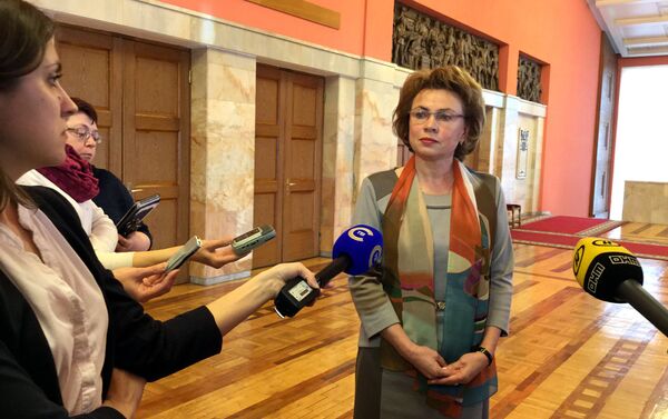 Министр труда и социальной защиты населения Марианна Щеткина - Sputnik Беларусь