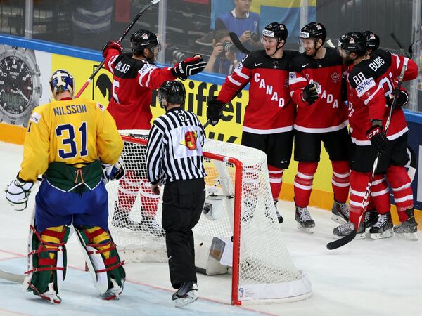 Матч Швеция - Канада на Чемпионате мира по хоккею в Чехии - Sputnik Беларусь