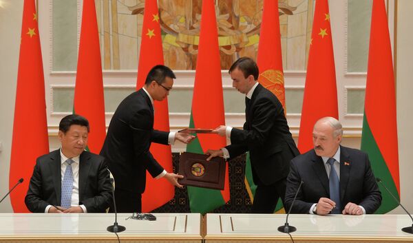 Церемония подписания белорусско-китайского пакета документов - Sputnik Беларусь