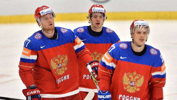 Российские хоккеисты, архивное фото - Sputnik Беларусь