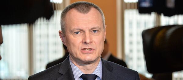 Министр внутренних дел Беларуси Игорь Шуневич в парламенте Министр внутренних дел Беларуси Игорь Шуневич в парламенте - Sputnik Беларусь