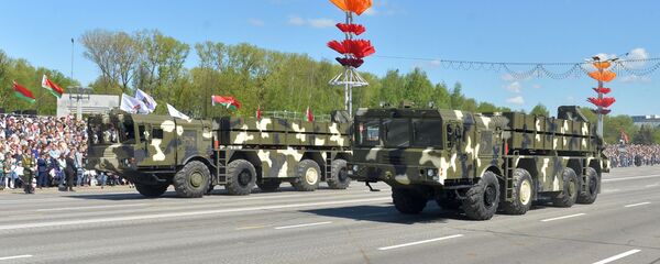 РСЗО Полонез на параде Победы 9 мая в Минске - Sputnik Беларусь