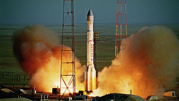 Старт ракеты-носителя Протон с космодрома Байконур - Sputnik Беларусь