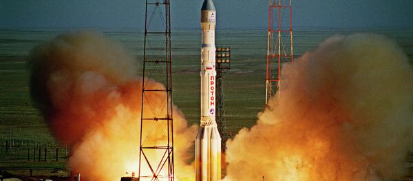 Старт ракеты-носителя Протон с космодрома Байконур - Sputnik Беларусь