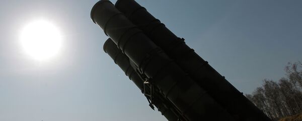 Зенитно-ракетный комплекс в боевом положении - Sputnik Беларусь