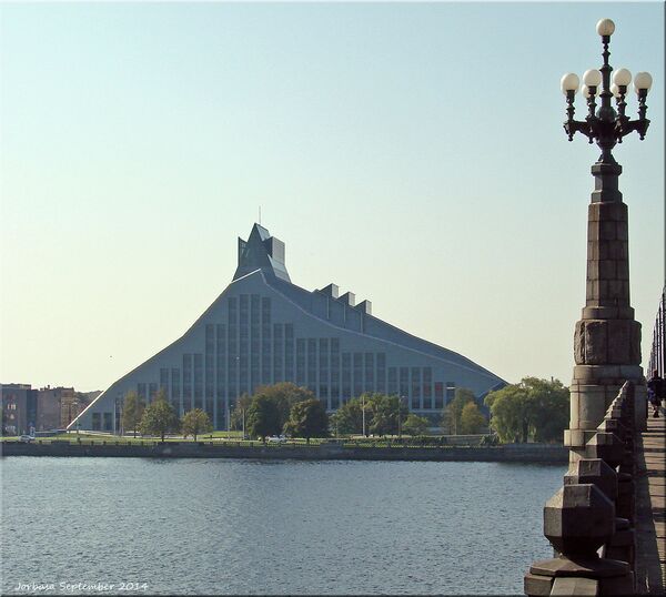 Здание Национальной библиотеки Латвии - Sputnik Беларусь