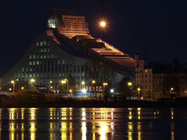 Здание Национальной библиотеки Латвии - Sputnik Беларусь