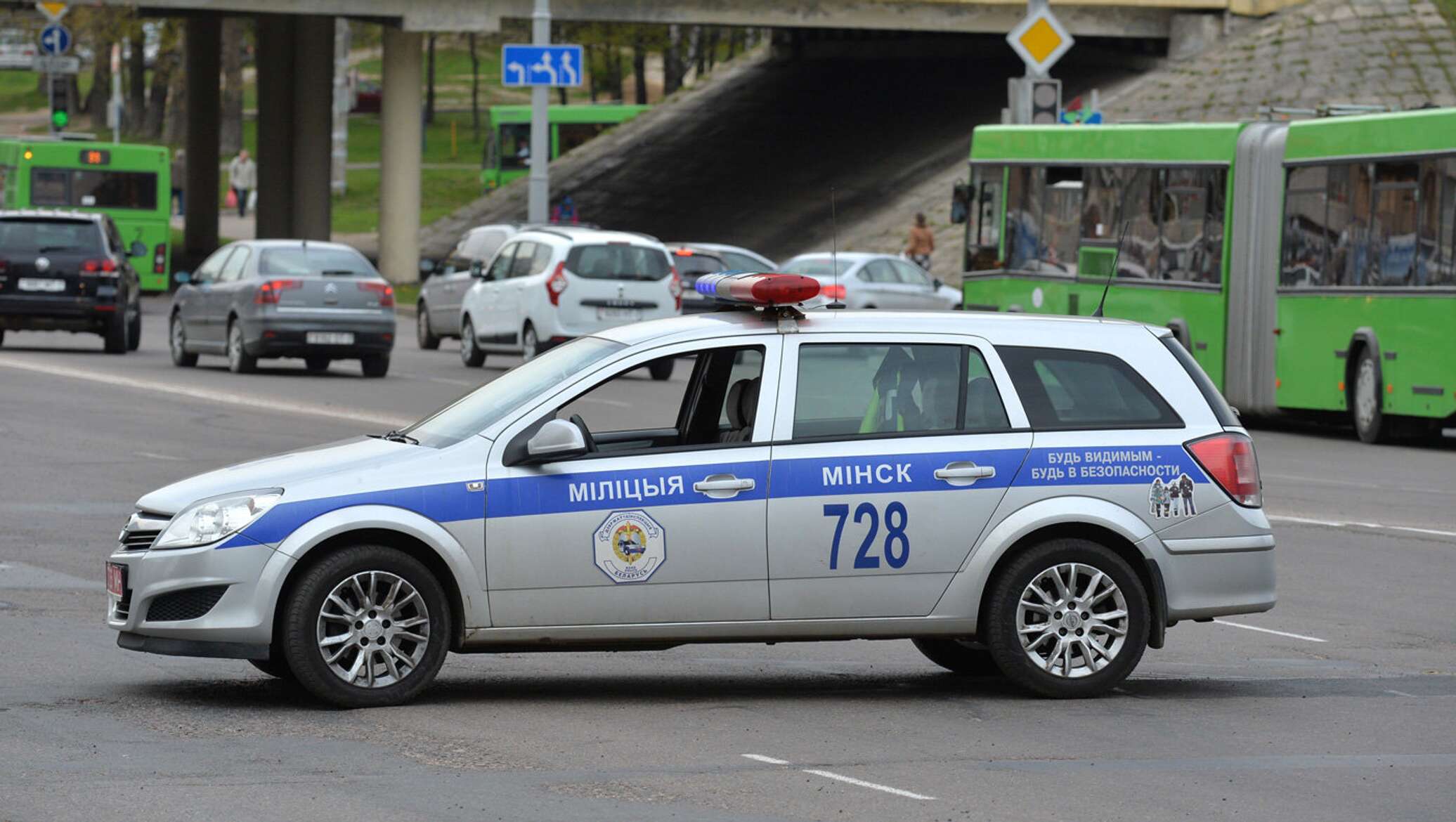 Автомобили белорусской милиции