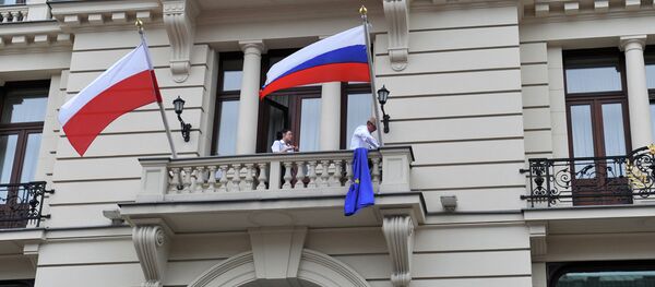 Флаги России и Польши - Sputnik Беларусь