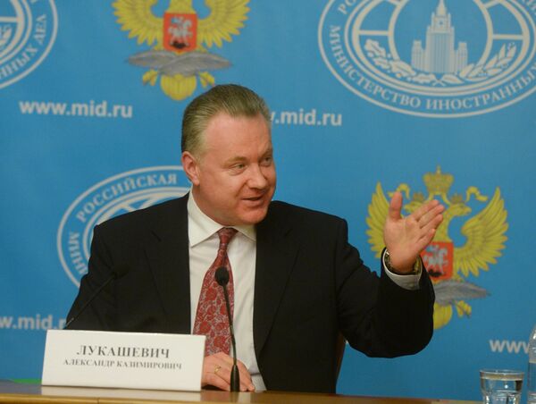 Официальный представитель министерства иностранных дел Российской Федерации Александр Лукашевич - Sputnik Беларусь