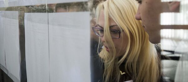 Вступительная кампания, архивное фото - Sputnik Беларусь