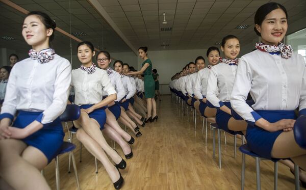 Тренинг для стюардесс - Sputnik Беларусь