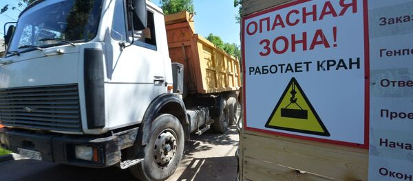 Будаўнічыя работы, архіўнае фота Будаўнічыя работы, архіўнае фота - Sputnik Беларусь