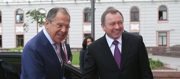 Главы МИД РФ и РБ Сергей Лавров и Владимир Макей - Sputnik Беларусь
