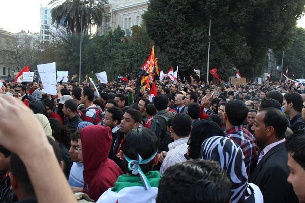 Митинг в Египте после первого заседания суда по делу о давке на стадионе - Sputnik Беларусь