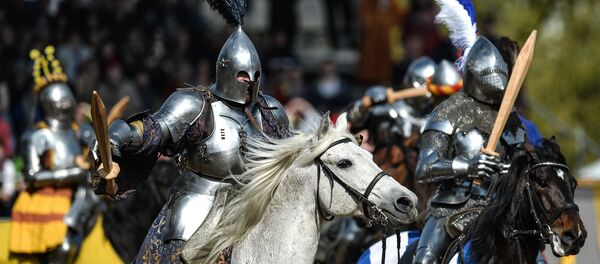 Першы міжнародны рыцарскі турнір у Маскве - Sputnik Беларусь