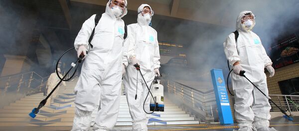 Дезинфекция в Южной Корее Дезинфекция в Южной Корее - Sputnik Беларусь