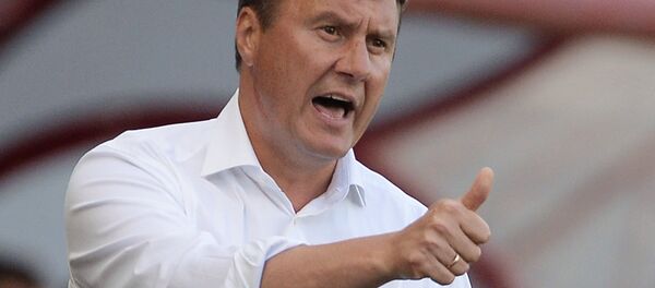 Главный тренер сборной Беларуси Александр Хацкевич - Sputnik Беларусь