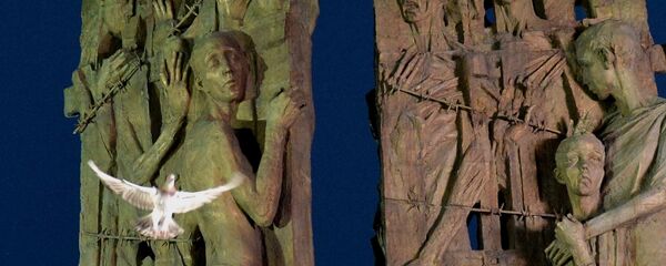 Адкрыццё мемарыяльнага комплексу Трасцянец - Sputnik Беларусь