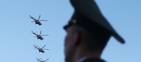 Военные вертолеты в Минске - Sputnik Беларусь