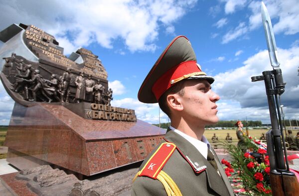 Памятник, посвященный операции Багратион - Sputnik Беларусь
