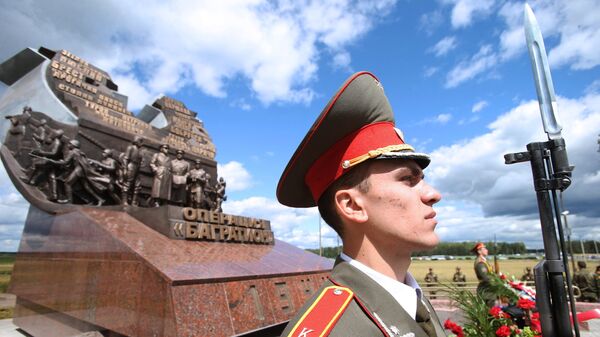 Памятник, посвященный операции Багратион, архивное фото - Sputnik Беларусь