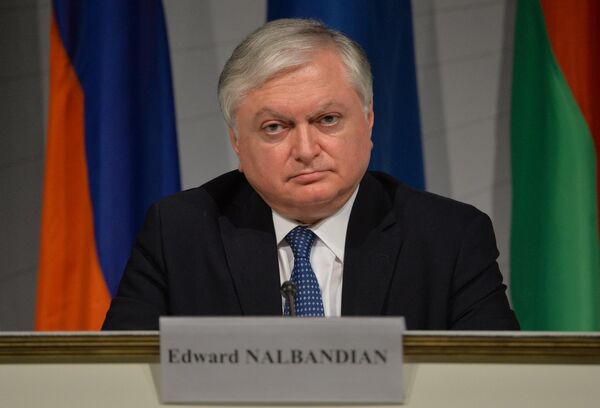 Министр иностранных дел Армении Эдвард Налбандян - Sputnik Беларусь