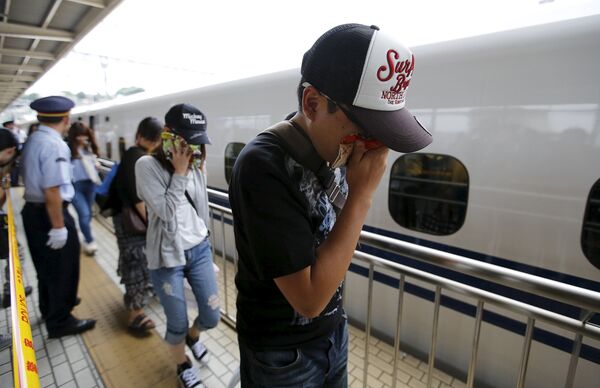 Очевидцы утверждают, что слышали взрыв в туалете в головном вагоне поезда  - Sputnik Беларусь