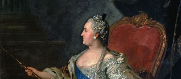 Портрет Екатерины Второй художника Д.Г.Левицкого Портрет Екатерины Второй художника Д.Г.Левицкого - Sputnik Беларусь