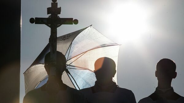 Верующие на фестивале в Будславе, архивное фото - Sputnik Беларусь