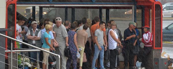 Ливень в Минске Ливень в Минске - Sputnik Беларусь