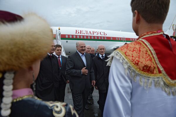 Прилёт в Уфу Президента Республики Беларусь Александра Лукашенко - Sputnik Беларусь